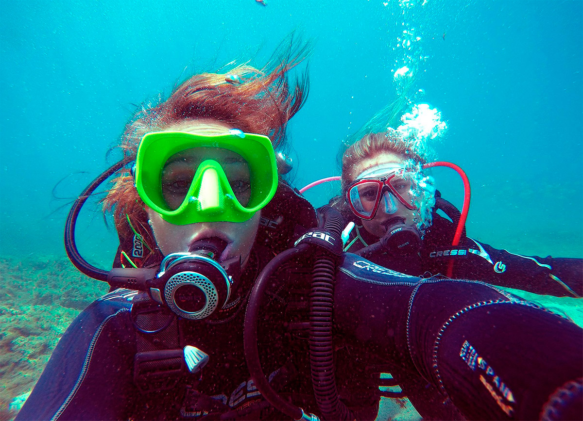 Bautizo de buceo en Ceuta