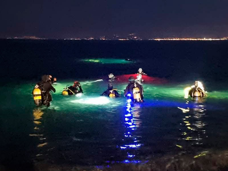 Especialidad de Buceo Nocturno PADI